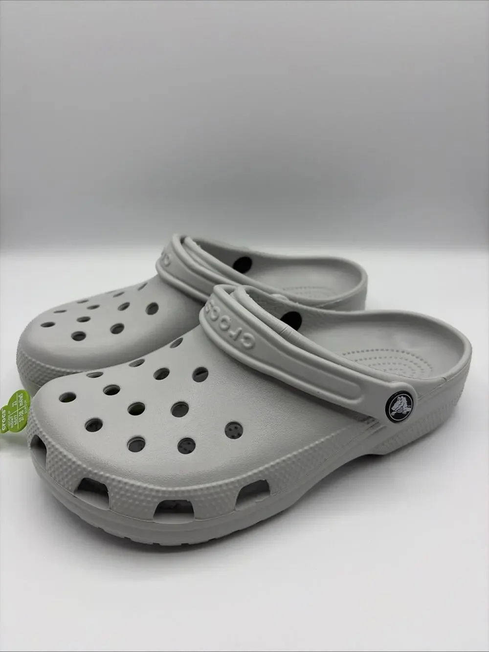 Crocs Classic Clog Authentic Shoe Style 10001 Sz US MEN 5 Women 7 NWT Gray Grey